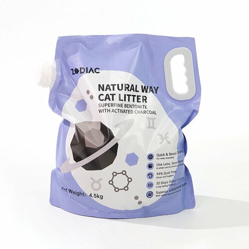 Zodiac Natural Way Superfine Bentonite With Activated Charcoal Cat Litter 4.5Kg Cat