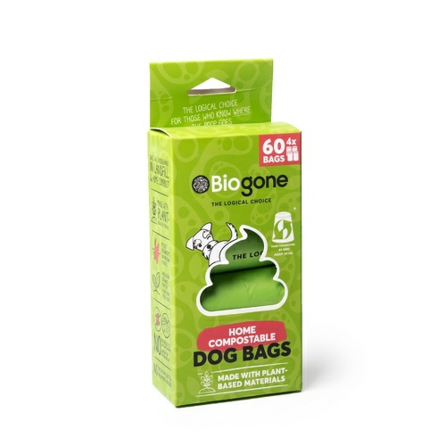 Home Compostable Dog Waste Bags – 4 Or 8 Rolls (80/120 Bags) Clean Up Bags & Scoopers