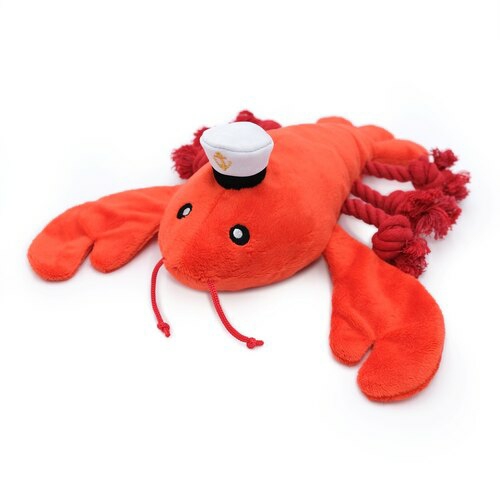 Playful Pal Plush Squeaker Rope Dog Toy – Luca The Lobster Dog