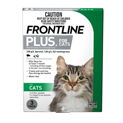 Plus Flea And Biting Lice Control For Cats 3 Pack Cat