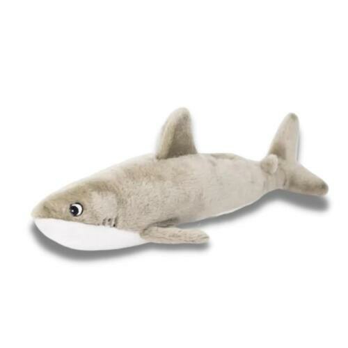 Plush Squeaky Jigglerz Dog Toy – Shark Dog