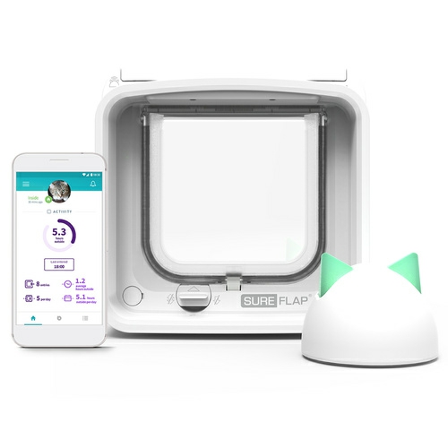 Sureflap Microchip Connect Pet Door (Large) & Connect Wifi Hub Option Cat