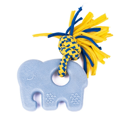 Zippytuff Teetherz Dog Toy For Puppies – Elliot The Elephant Dog